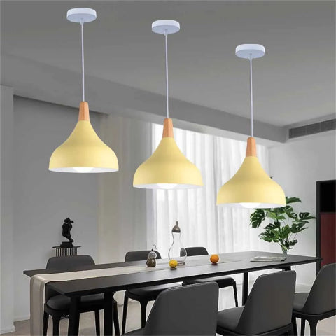 lampe-suspendue-jaune-pâle