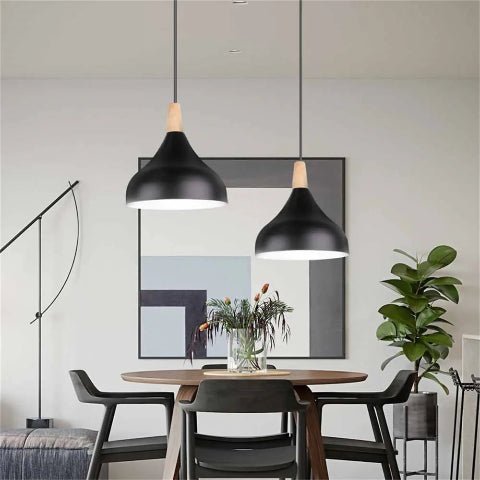 lampe suspendue noire