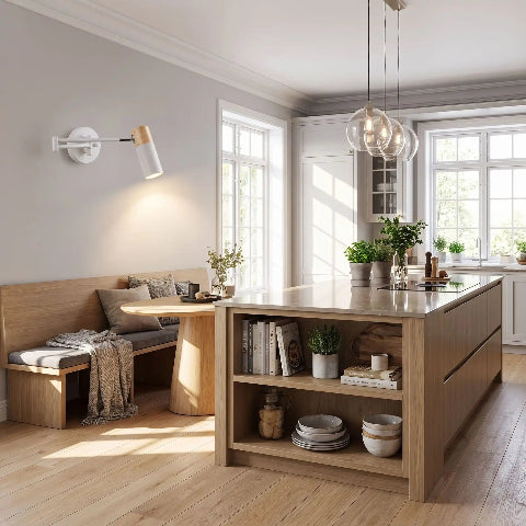 Liseuse murale Halo — Blanc absolu