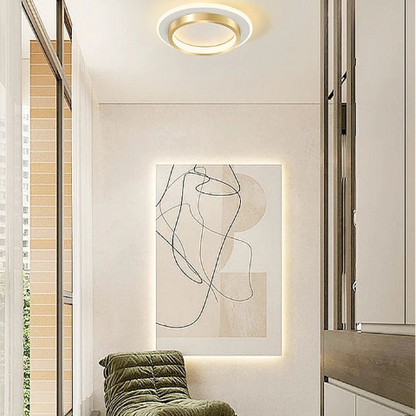 plafond-design-rond-dore