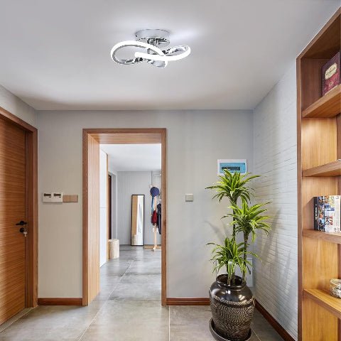 plafonnier a led nova blanchalld'entrée