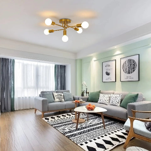 plafonnier cuisine dans salon