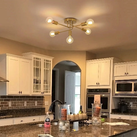 plafonnier cuisine moderne