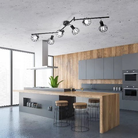 plafonnier cuisine style loft industriel