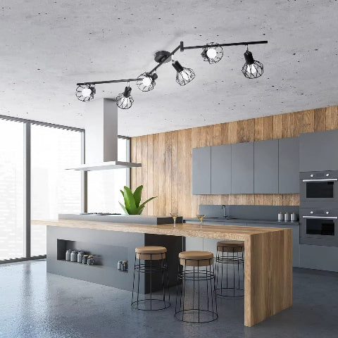 plafonnier cuisine style loft industriel