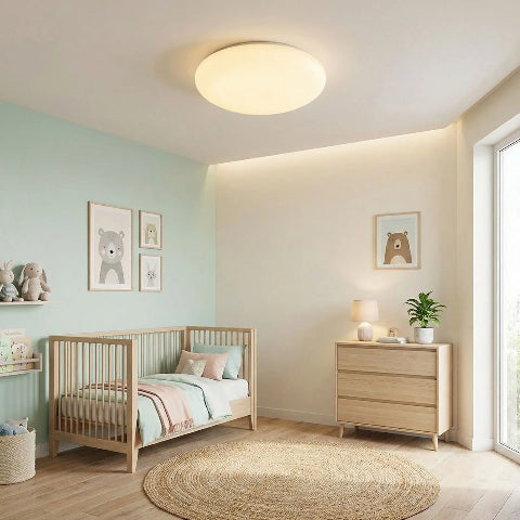 plafonnier design eclairant chambre d'enfant