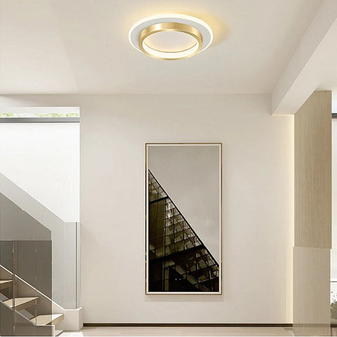 plafonnier design escalier