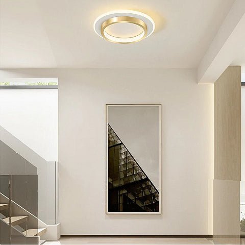 plafonnier design escalier