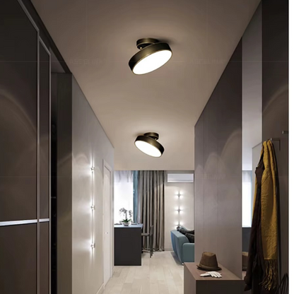 plafonnier design noir couleur