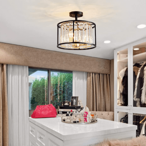 plafonnier en verre vestiare