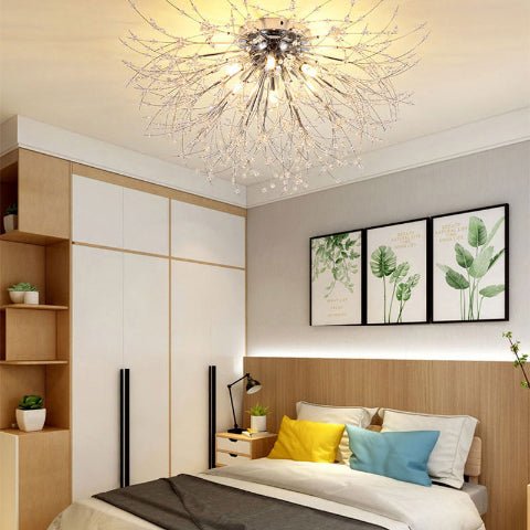 plafonnier fleur chambre a coucher