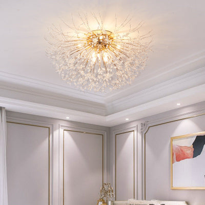 plafonnier-fleur-pissenlit -au-salon