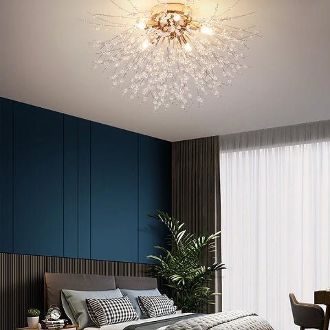 plafonnier fleur pissenlit chambre