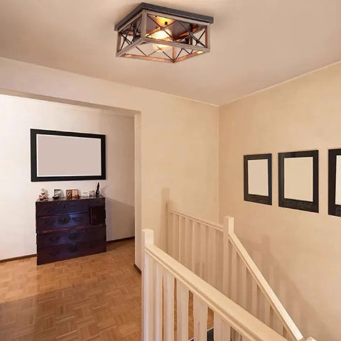 plafonnier industriel couloir