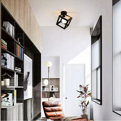 plafonnier-industriel-dans-bibliotheque