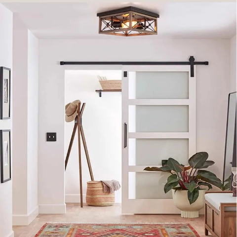 plafonnier industriel hall d'entree