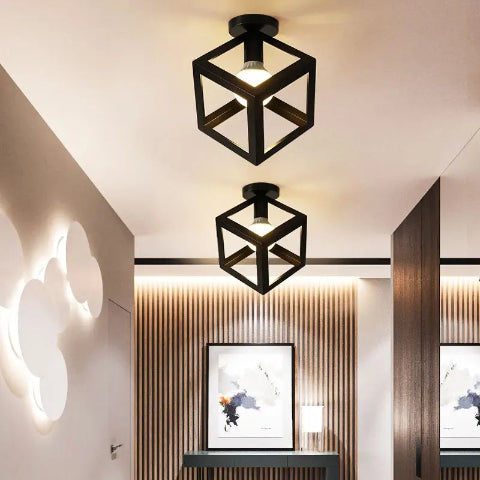 plafonnier industriel vestibule