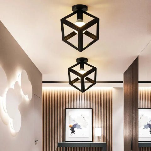 plafonnier industriel vestibule