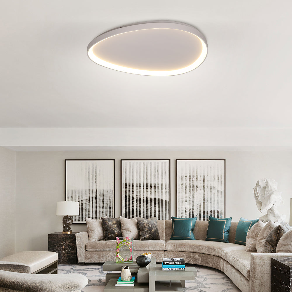 PLAFONNIER LED | Nordic Sculptural Blanc