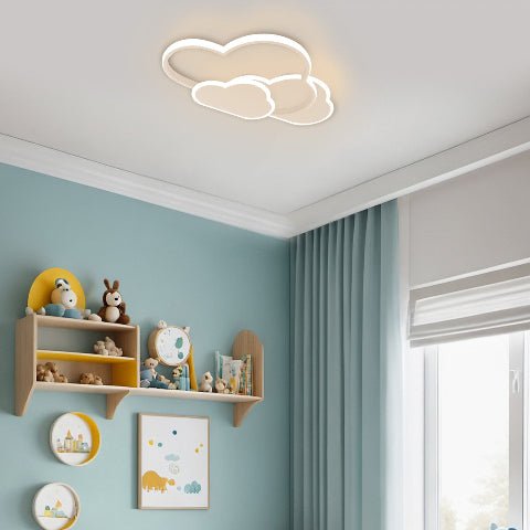 plafonnier nuage blanc chambre enfant