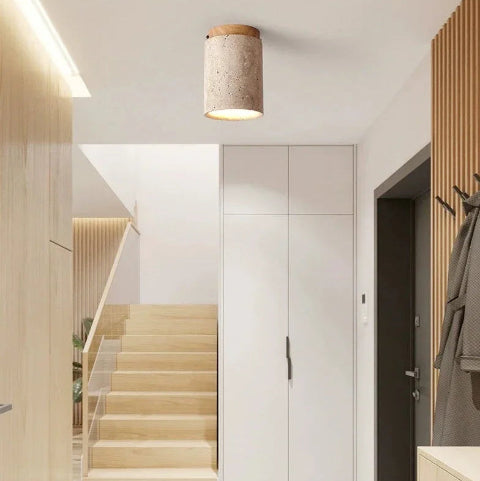 plafonnier-spot cage d'escalier