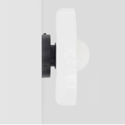 plafonnier vintage ambre couleur blanche