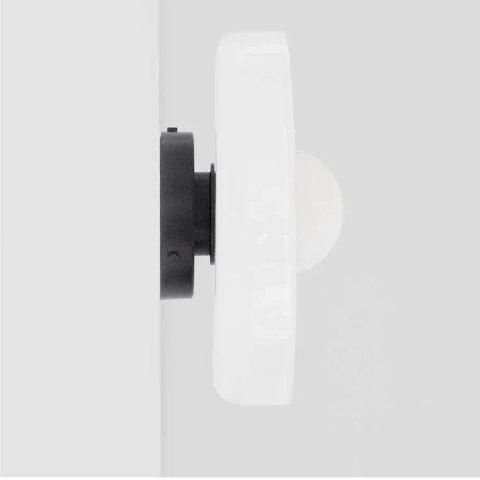 plafonnier vintage ambre couleur blanche