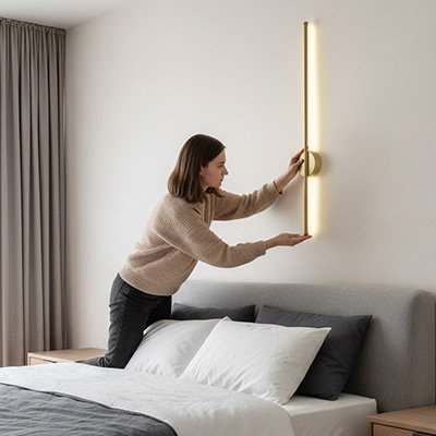 APPLIQUE MURALE POUR CHAMBRE | Élégance Moderne
