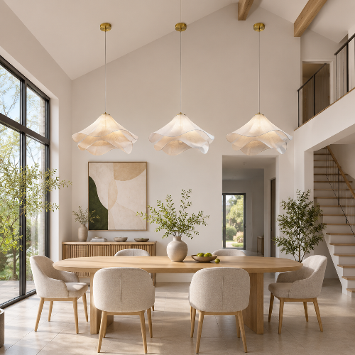 suspension-fleur-blanche-tissu-plafond-cathedrale