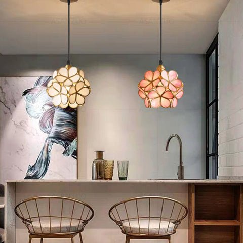 suspension fleur duo decoration