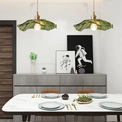 suspension fleur duo sur table