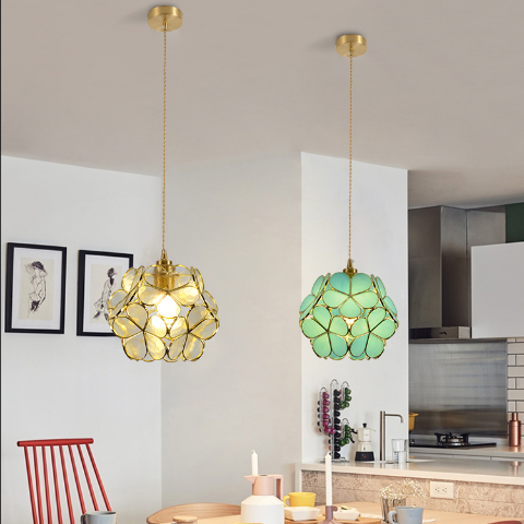 suspension fleur en duo