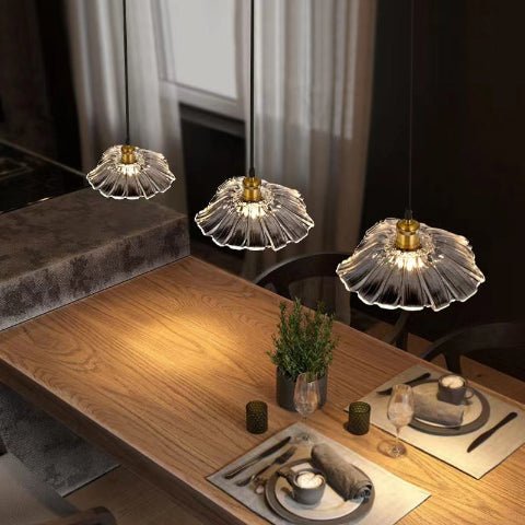 SUSPENSION FLEUR | Floral Blanc - Lumière de Léora