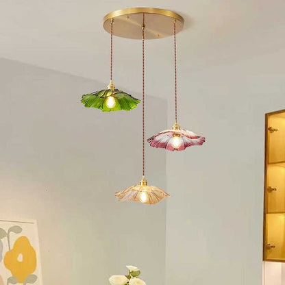 SUSPENSION FLEUR | Floral Blanc - Lumière de Léora