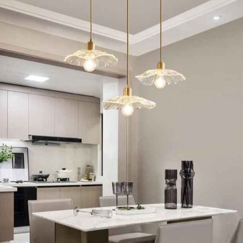 suspension fleur floral blanc cuisine