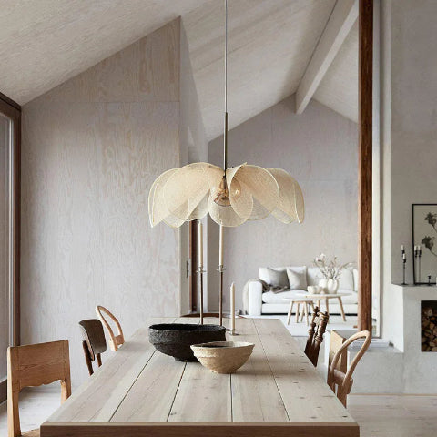 suspension fleur salle a manger