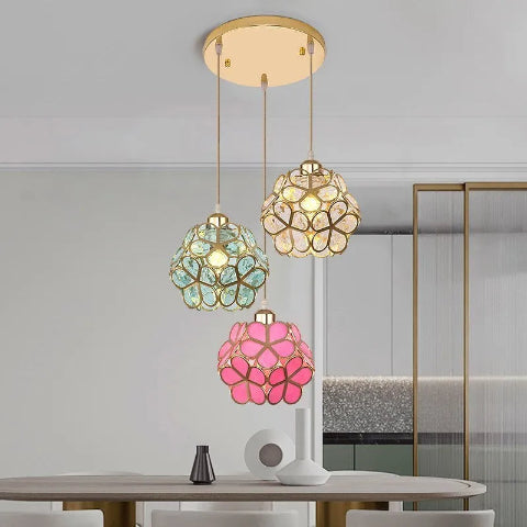 Suspension Fleur colorée — Spring