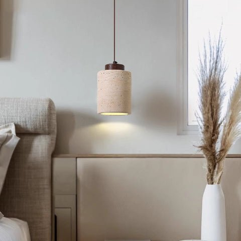 suspension japonaise grand bois fonce