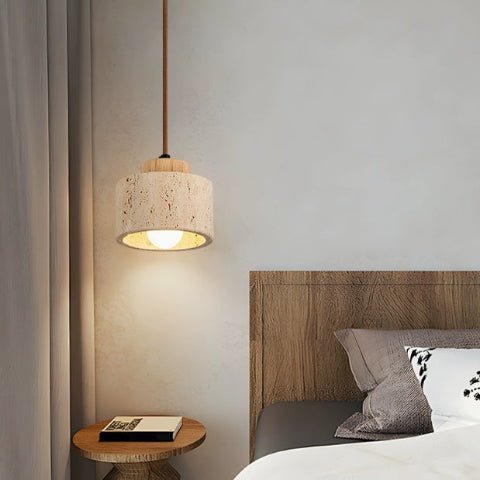 suspension japonaise peti en bois clair