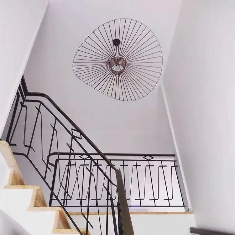 suspension-luminaire-design escalier