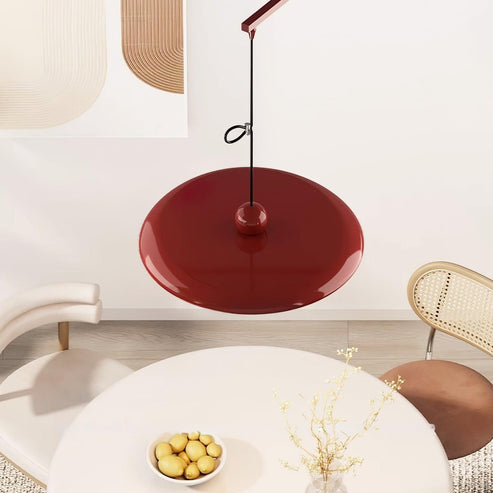 suspension luminaire vue de haut