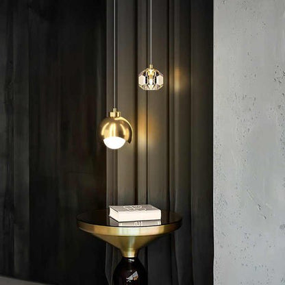 SUSPENSION VERRE | Cristal - Lumière de Léora
